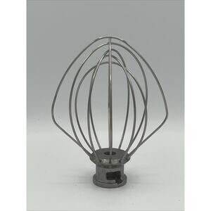 "KITCHEN AID" K45WW (6 Wire Whisk) 4.5Qt Mixer Attachment Whisk Stainless Steel